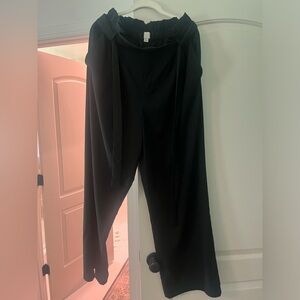 Paper bag Wide Leg Slacks